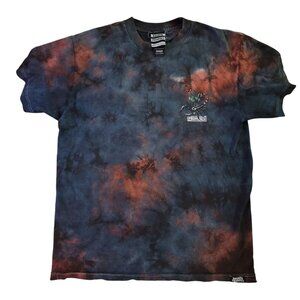 Broken Promises Tie-Dye Scorpion & Rose Graphic T-Shirt M